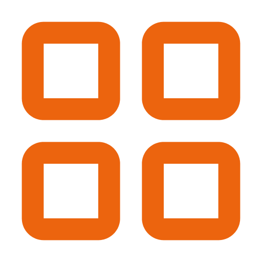 Four orange squares pattern
